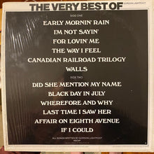 Load image into Gallery viewer, Gordon Lightfoot : The Very Best Of Gordon Lightfoot (LP, Comp, RE, Ter)