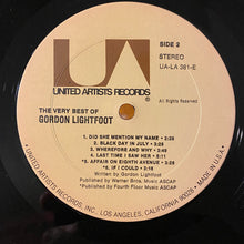 Load image into Gallery viewer, Gordon Lightfoot : The Very Best Of Gordon Lightfoot (LP, Comp, RE, Ter)