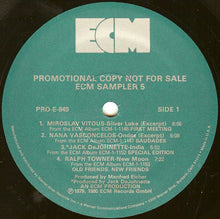 Load image into Gallery viewer, Various : ECM Sampler 5 (LP, Comp, Promo, Smplr)
