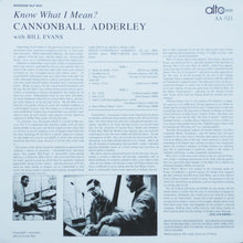 Laden Sie das Bild in den Galerie-Viewer, Cannonball Adderley With Bill Evans : Know What I Mean? (LP, Album, RE)
