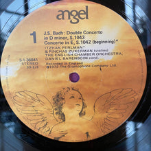 Charger l'image dans la galerie, Bach* - Barenboim* / Perlman* / Zukerman* / English Chamber Orchestra : Double Concerto In D Minor / Concerto No.2 In E / Concerto In G Minor (LP, Album, RE)