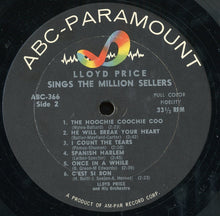 Load image into Gallery viewer, Lloyd Price And His Orchestra : Lloyd Price Sings The Million Sellers (LP, Album, Mono)