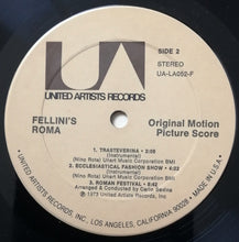 Load image into Gallery viewer, Nino Rota : Fellini's Roma (Original Motion Picture Score) (LP, Col)