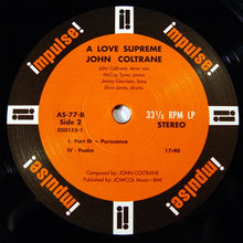Laden Sie das Bild in den Galerie-Viewer, John Coltrane : A Love Supreme (LP, Album, RE, RM, 180)