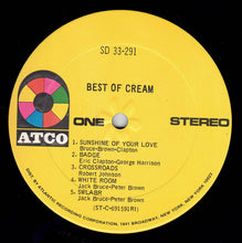 Load image into Gallery viewer, Cream (2) : Best Of Cream (LP, Comp, RI )