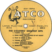 Load image into Gallery viewer, The Coasters : The Coasters' Greatest Hits (LP, Comp, Mono)