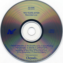Load image into Gallery viewer, Ten Years After : Recorded Live (CD, Album, RE)