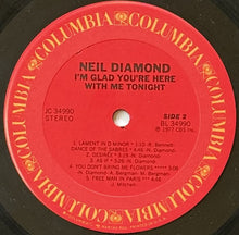 Charger l'image dans la galerie, Neil Diamond : I'm Glad You're Here With Me Tonight (LP, Album, Ter)