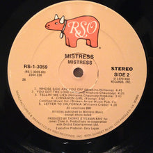 Laden Sie das Bild in den Galerie-Viewer, Mistress (6) : Mistress (LP, Album, 26)