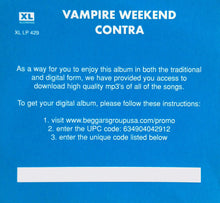 Laden Sie das Bild in den Galerie-Viewer, Vampire Weekend : Contra (LP, Album, 180)