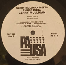Charger l'image dans la galerie, Gerry Mulligan Meets Enrico Intra : Gerry Mulligan Meets Enrico Intra (LP, Ter)