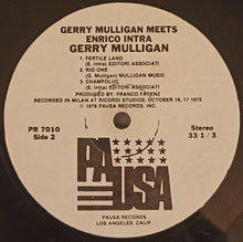 Charger l'image dans la galerie, Gerry Mulligan Meets Enrico Intra : Gerry Mulligan Meets Enrico Intra (LP, Ter)