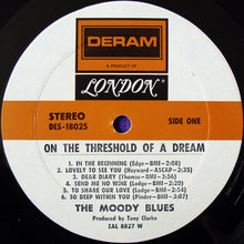 Load image into Gallery viewer, The Moody Blues : On The Threshold Of A Dream (LP, Album, Wad)