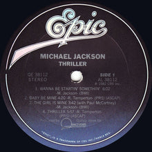 Laden Sie das Bild in den Galerie-Viewer, Michael Jackson : Thriller (LP, Album, Pit)