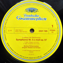 Load image into Gallery viewer, Beethoven* - Berliner Philharmoniker, Herbert von Karajan : Symphonie Nr. 5 (LP, RE)
