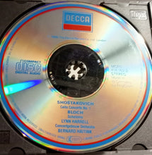 Load image into Gallery viewer, Shostakovich*, Bloch*, Lynn Harrell, Concertgebouw Orchestra*, Bernard Haitink : Cello Concerto No. 1; Schelomo (CD, Album)