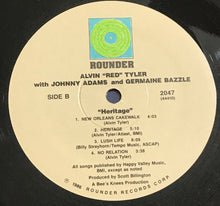 Load image into Gallery viewer, Alvin "Red" Tyler* With Johnny Adams And Germaine Bazzle : Heritage (LP, Album)