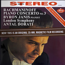 Charger l'image dans la galerie, Rachmaninoff*, Byron Janis, London Symphony*, Antal Dorati : Piano Concerto No. 3 (LP, RE, RM, 180)