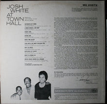 Laden Sie das Bild in den Galerie-Viewer, Josh White Featuring Beverly White And Josh White, Jr. : Josh White At Town Hall (LP, Album, Mono)