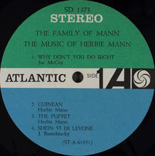 Charger l'image dans la galerie, Herbie Mann : The Family Of Mann (The Music Of Herbie Mann) (LP, Album)