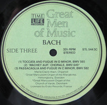 Load image into Gallery viewer, Johann Sebastian Bach : Great Men Of Music (4xLP, Comp + Box)