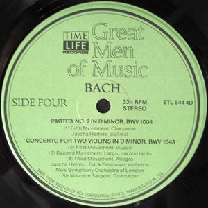 Johann Sebastian Bach : Great Men Of Music (4xLP, Comp + Box)