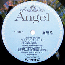 Charger l'image dans la galerie, Richard Strauss - Elisabeth Schwarzkopf, George Szell Conducting The Berlin Radio Symphony Orchestra* : Four Last Songs (LP, Album)