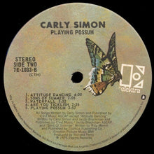 Load image into Gallery viewer, Carly Simon : Playing Possum (LP, Album, CTH)