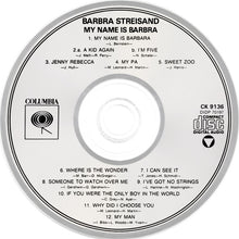 Load image into Gallery viewer, Barbra Streisand : My Name Is Barbra (CD, Album, RE)