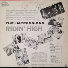 Load image into Gallery viewer, The Impressions : Ridin' High (LP, Album, Mono)