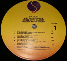Load image into Gallery viewer, k.d. lang and the reclines : Angel With A Lariat (LP, Album)
