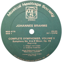 Load image into Gallery viewer, Johannes Brahms / Slovak Philharmonic Orchestra : Complete Symphonies Volume II (2xLP, Album)