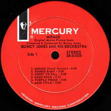 Load image into Gallery viewer, Quincy Jones : Mirage (Original Motion Picture Score) (LP)