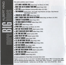 Load image into Gallery viewer, Albert King : More Big Blues (CD, Comp)