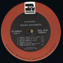 Laden Sie das Bild in den Galerie-Viewer, Mongo Santamaria : Explosion (LP, Album, RE)
