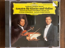 Laden Sie das Bild in den Galerie-Viewer, Wolfgang Amadeus Mozart, Itzhak Perlman, Daniel Barenboim : Sonaten Für Klavier Und Violine = Sonatas For Piano And Violin K. 526 & K. 547 (CD, Album, PDO)