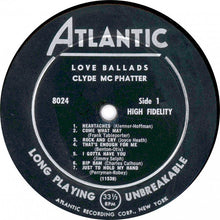 Load image into Gallery viewer, Clyde McPhatter : Love Ballads (LP, Album, Mono)