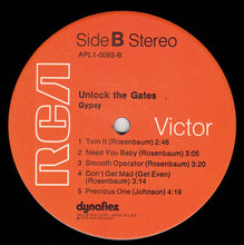 Laden Sie das Bild in den Galerie-Viewer, Gypsy (15) : Unlock The Gates (LP, Album, Ind)