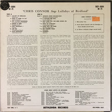 Charger l'image dans la galerie, Chris Connor : Sings Lullabys Of Birdland (LP, Album, Mono, RE, RP, Res)
