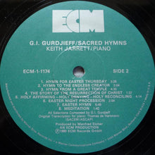 Load image into Gallery viewer, G.I. Gurdjieff* - Keith Jarrett : Sacred Hymns (LP, Album, Wak)
