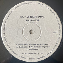 Laden Sie das Bild in den Galerie-Viewer, Dr. T. Lobsang Rampa* : Meditation (LP, Album)