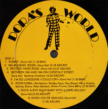 Load image into Gallery viewer, Dora Hall : Dora's World (LP, Album)