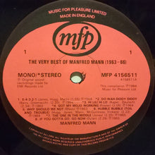Load image into Gallery viewer, Manfred Mann : The Very Best Of Manfred Mann 1963-1966 (LP, Comp, Mono)