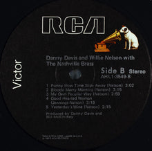 Load image into Gallery viewer, Danny Davis (4) & Willie Nelson With The Nashville Brass : Danny Davis & Willie Nelson With The Nashville Brass (LP, Album, Ind)