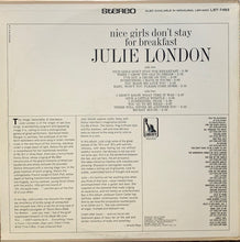 Charger l'image dans la galerie, Julie London : Nice Girls Don't Stay For Breakfast (LP, Album)