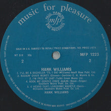 Laden Sie das Bild in den Galerie-Viewer, Hank Williams : Hank Williams (LP, Comp, Mono)