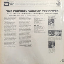 Load image into Gallery viewer, Tex Ritter : The Friendly Voice Of Tex Ritter (LP, Album, Jac)