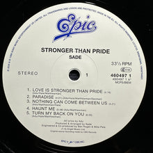 Laden Sie das Bild in den Galerie-Viewer, Sade : Stronger Than Pride (LP, Album, RE, RM, Hal)