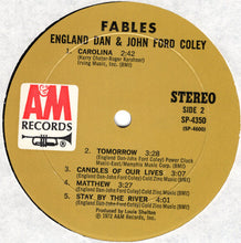 Laden Sie das Bild in den Galerie-Viewer, England Dan & John Ford Coley : Fables (LP, Album, Mon)