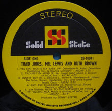 Load image into Gallery viewer, Thad Jones • Mel Lewis* Featuring Miss Ruth Brown* : The Big Band Sound Of Thad Jones • Mel Lewis Featuring Miss Ruth Brown (LP, Album, Gat)